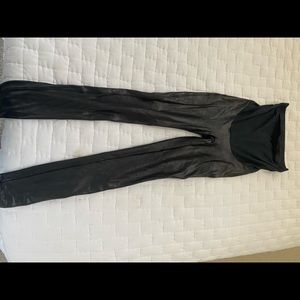 Spanx Faux Leather Leggings - Maternity - Size S